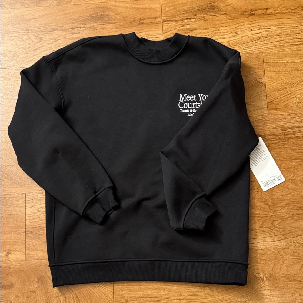 lululemon athletica Black Crewneck Pullover